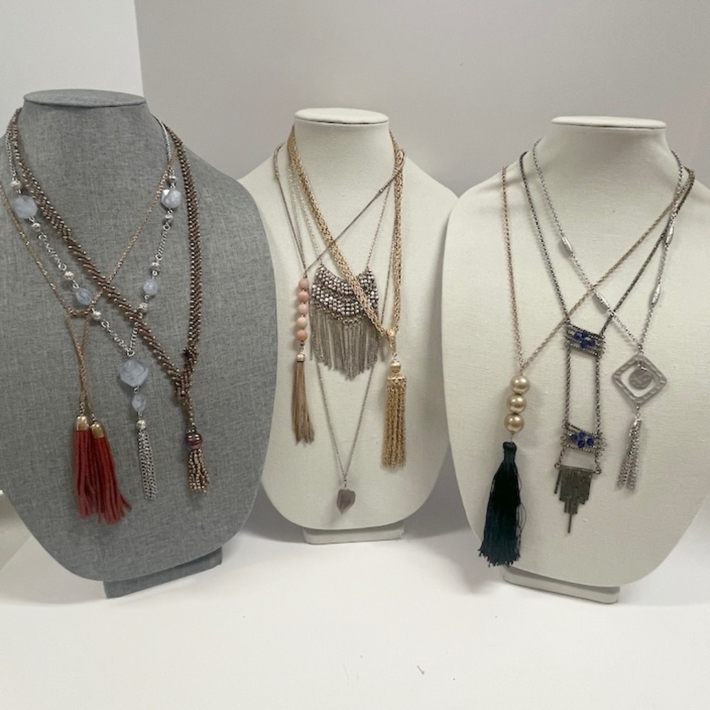 9 Vintage to Modern Tassel and Bead Necklaces